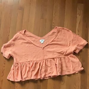 UpWest organic cotton peplum top